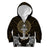 Polynesian Swordfish Kid Hoodie with Anchor Pattern and Tribal Turtle - Wonder Print Shop