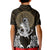 Polynesian Swordfish Kid Polo Shirt with Anchor Pattern and Tribal Turtle - Wonder Print Shop