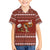 Merry Christmas Siberian Husky Dog Happy Pills Kid Hawaiian Shirt Husky Dogs in Pill Bottle and Red Snowflake - Wonder Print Shop