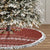 Merry Christmas Siberian Husky Dog Happy Pills Tree Skirt Husky Dogs in Pill Bottle and Red Snowflake - Wonder Print Shop