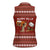 Merry Christmas Siberian Husky Dog Happy Pills Women Sleeveless Polo Shirt Husky Dogs in Pill Bottle and Red Snowflake - Wonder Print Shop