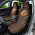 Merry Christmas Turkey Football Car Seat Cover Fall Leaves Pattern for Game Day Fans - Wonder Print Shop