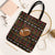 Merry Christmas Turkey Football Tote Bag Fall Leaves Pattern for Game Day Fans - Wonder Print Shop