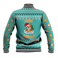 Funny Dog Merry Corgmas Christmas Baseball Jacket Xmas Holiday Patterns - Wonder Print Shop