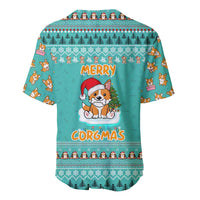 Funny Dog Merry Corgmas Christmas Baseball Jersey Xmas Holiday Patterns - Wonder Print Shop