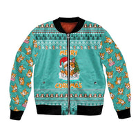 Funny Dog Merry Corgmas Christmas Bomber Jacket Xmas Holiday Patterns - Wonder Print Shop