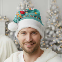Funny Dog Merry Corgmas Christmas Santa Hat Xmas Holiday Patterns - Wonder Print Shop