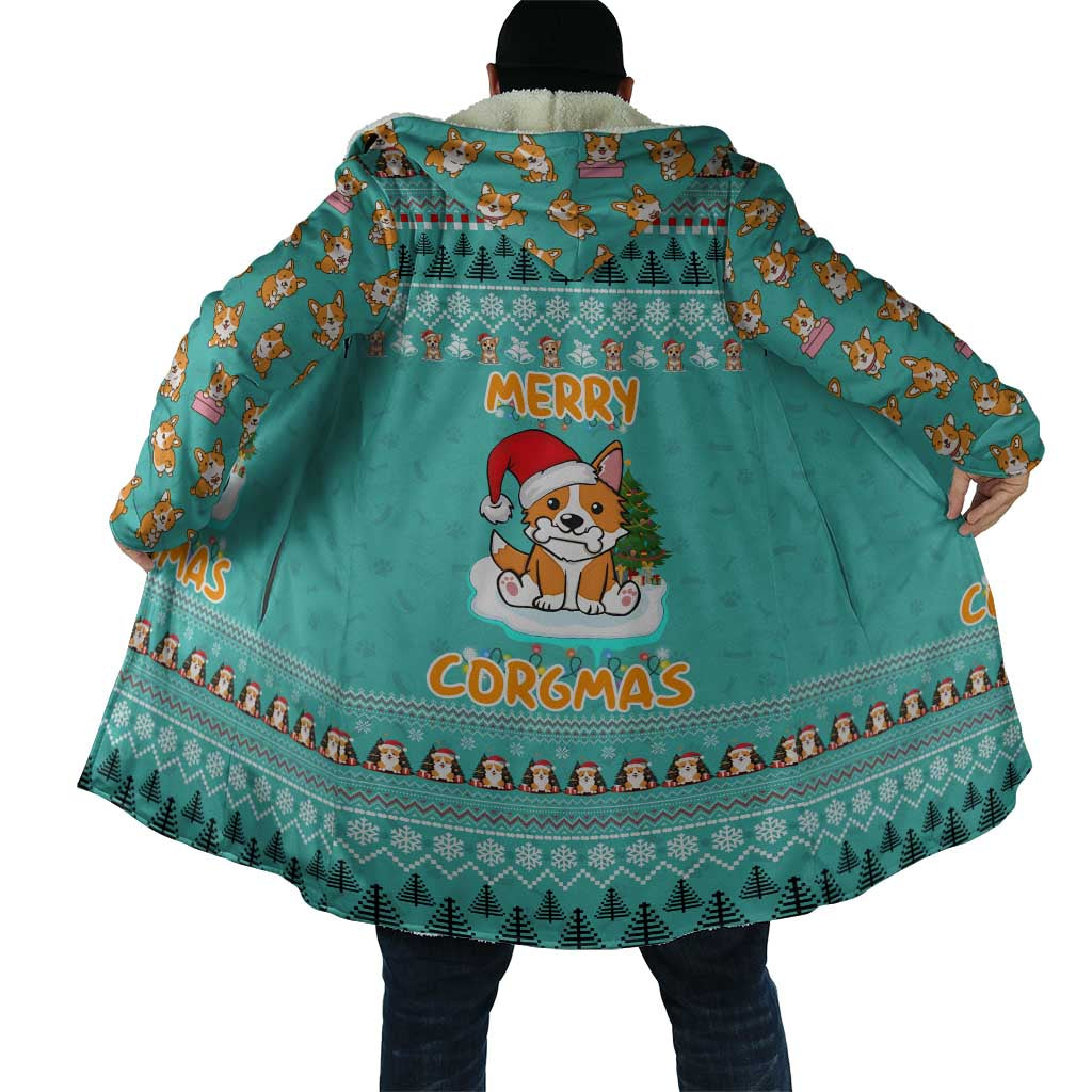 Funny Dog Merry Corgmas Christmas Cloak Xmas Holiday Patterns - Wonder Print Shop