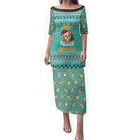 Funny Dog Merry Corgmas Christmas Family Matching Puletasi and Hawaiian Shirt Xmas Holiday Patterns - Wonder Print Shop