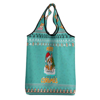 Funny Dog Merry Corgmas Christmas Grocery Bag Xmas Holiday Patterns - Wonder Print Shop