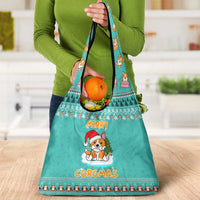 Funny Dog Merry Corgmas Christmas Grocery Bag Xmas Holiday Patterns - Wonder Print Shop