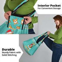 Funny Dog Merry Corgmas Christmas Grocery Bag Xmas Holiday Patterns - Wonder Print Shop