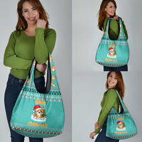 Funny Dog Merry Corgmas Christmas Grocery Bag Xmas Holiday Patterns - Wonder Print Shop