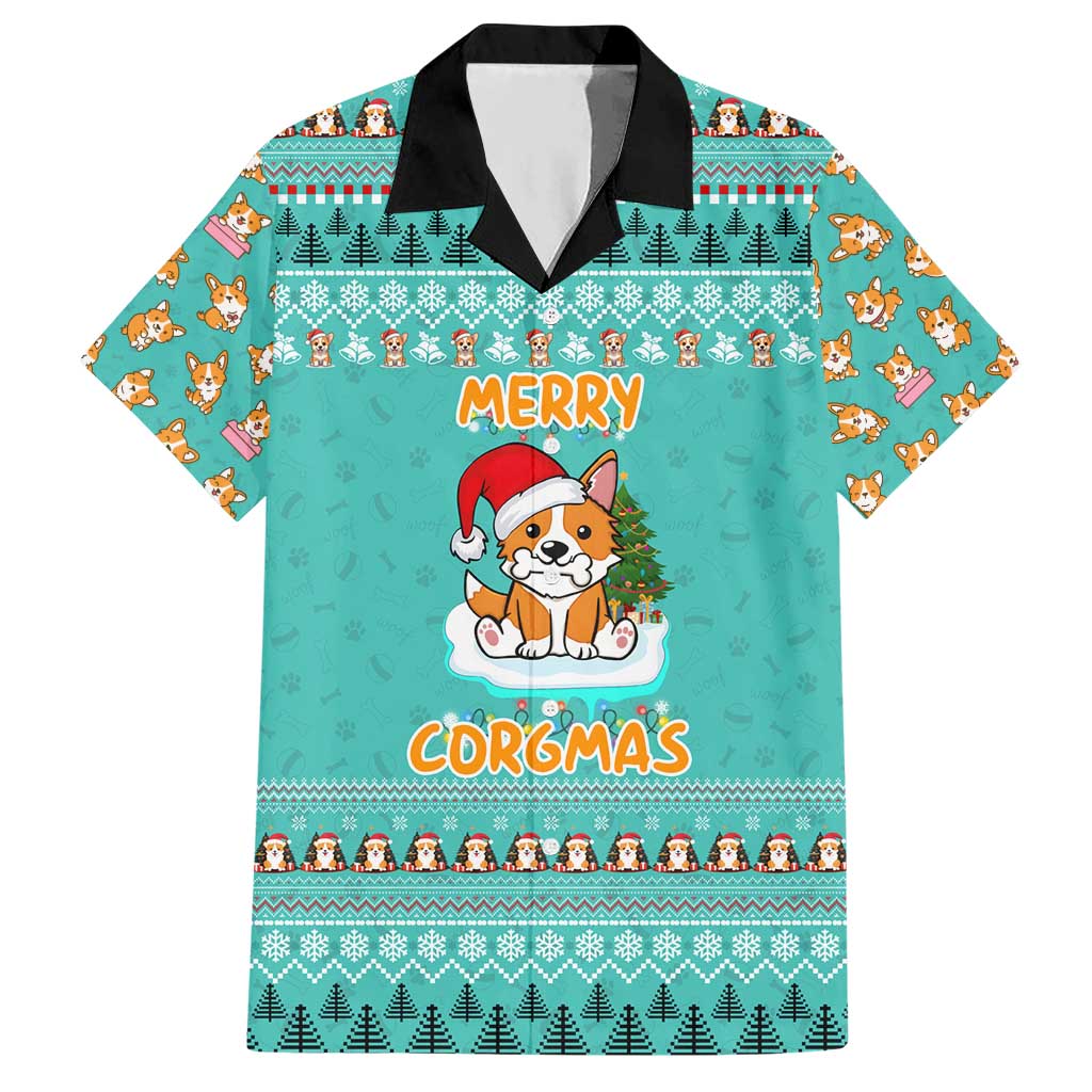 Funny Dog Merry Corgmas Christmas Hawaiian Shirt Xmas Holiday Patterns - Wonder Print Shop