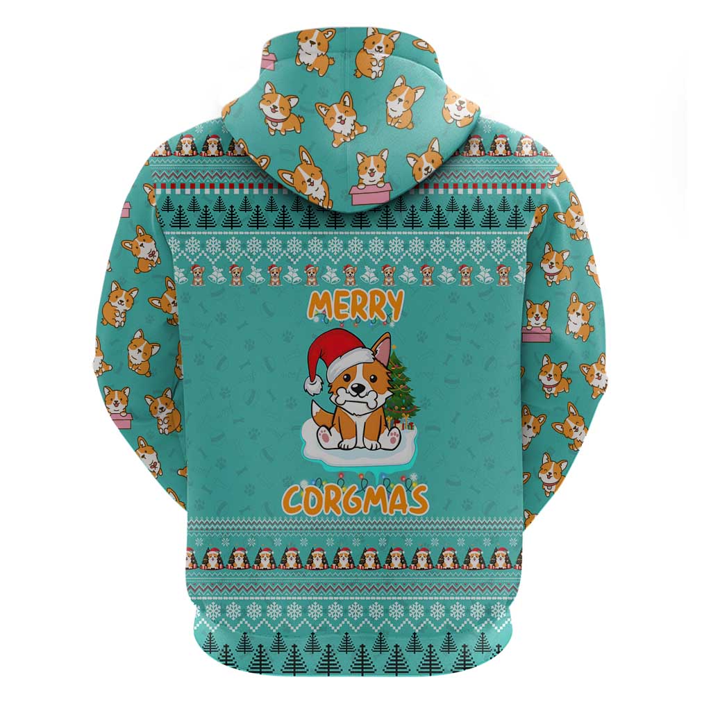Funny Dog Merry Corgmas Christmas Hoodie Xmas Holiday Patterns - Wonder Print Shop