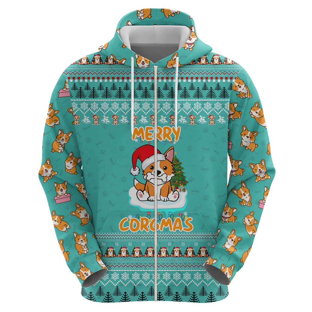 Funny Dog Merry Corgmas Christmas Hoodie Xmas Holiday Patterns - Wonder Print Shop