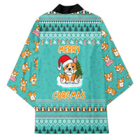 Funny Dog Merry Corgmas Christmas Kimono Xmas Holiday Patterns - Wonder Print Shop