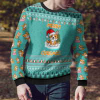 Funny Dog Merry Corgmas Christmas Ugly Christmas Sweater Xmas Holiday Patterns - Wonder Print Shop