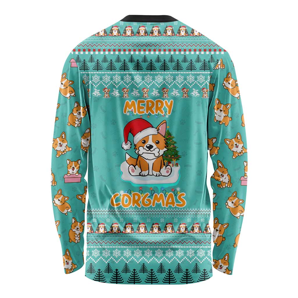 Funny Dog Merry Corgmas Christmas Long Sleeve Shirt Xmas Holiday Patterns - Wonder Print Shop