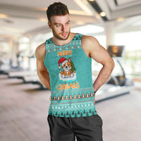 Funny Dog Merry Corgmas Christmas Men Tank Top Xmas Holiday Patterns - Wonder Print Shop
