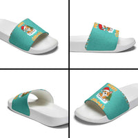 Funny Dog Merry Corgmas Christmas Slide Sandals Xmas Holiday Patterns - Wonder Print Shop