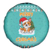 Funny Dog Merry Corgmas Christmas Spare Tire Cover Xmas Holiday Patterns - Wonder Print Shop