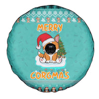 Funny Dog Merry Corgmas Christmas Spare Tire Cover Xmas Holiday Patterns - Wonder Print Shop