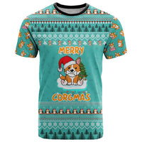 Funny Dog Merry Corgmas Christmas T Shirt Xmas Holiday Patterns - Wonder Print Shop
