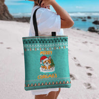 Funny Dog Merry Corgmas Christmas Tote Bag Xmas Holiday Patterns - Wonder Print Shop
