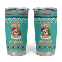Funny Dog Merry Corgmas Christmas Tumbler Cup Xmas Holiday Patterns - Wonder Print Shop