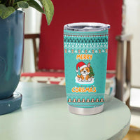 Funny Dog Merry Corgmas Christmas Tumbler Cup Xmas Holiday Patterns - Wonder Print Shop