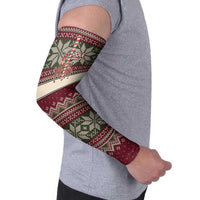 Funny Pole Dancer Reindeer Christmas Arm Sleeves Xmas Holiday Patterns - Wonder Print Shop
