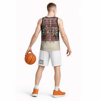 Funny Pole Dancer Reindeer Christmas Basketball Jersey Xmas Holiday Patterns - Wonder Print Shop