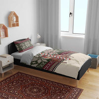 Funny Pole Dancer Reindeer Christmas Bedding Set Xmas Holiday Patterns - Wonder Print Shop