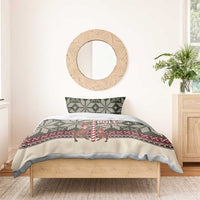 Funny Pole Dancer Reindeer Christmas Bedding Set Xmas Holiday Patterns - Wonder Print Shop