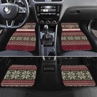 Funny Pole Dancer Reindeer Christmas Car Mats Xmas Holiday Patterns - Wonder Print Shop
