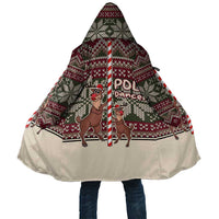 Funny Pole Dancer Reindeer Christmas Cloak Xmas Holiday Patterns - Wonder Print Shop