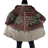 Funny Pole Dancer Reindeer Christmas Cloak Xmas Holiday Patterns - Wonder Print Shop