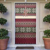 Funny Pole Dancer Reindeer Christmas Door Cover Xmas Holiday Patterns - Wonder Print Shop