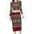Funny Pole Dancer Reindeer Christmas Family Matching Long Sleeve Bodycon Dress and Hawaiian Shirt Xmas Holiday Patterns - Wonder Print Shop