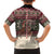 Funny Pole Dancer Reindeer Christmas Family Matching Off The Shoulder Long Sleeve Dress and Hawaiian Shirt Xmas Holiday Patterns - Wonder Print Shop