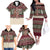 Funny Pole Dancer Reindeer Christmas Family Matching Off The Shoulder Long Sleeve Dress and Hawaiian Shirt Xmas Holiday Patterns - Wonder Print Shop