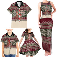 Funny Pole Dancer Reindeer Christmas Family Matching Tank Maxi Dress and Hawaiian Shirt Xmas Holiday Patterns - Wonder Print Shop