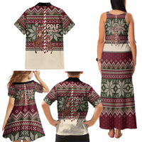 Funny Pole Dancer Reindeer Christmas Family Matching Tank Maxi Dress and Hawaiian Shirt Xmas Holiday Patterns - Wonder Print Shop