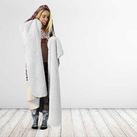 Funny Pole Dancer Reindeer Christmas Hooded Blanket Xmas Holiday Patterns - Wonder Print Shop