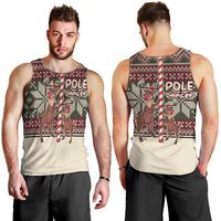 Funny Pole Dancer Reindeer Christmas Men Tank Top Xmas Holiday Patterns - Wonder Print Shop