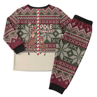 Funny Pole Dancer Reindeer Christmas Pajama Set Xmas Holiday Patterns - Wonder Print Shop