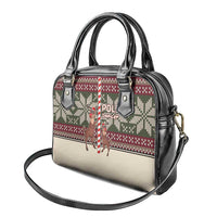 Funny Pole Dancer Reindeer Christmas Shoulder Handbag Xmas Holiday Patterns - Wonder Print Shop