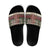 Funny Pole Dancer Reindeer Christmas Slide Sandals Xmas Holiday Patterns - Wonder Print Shop