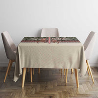 Funny Pole Dancer Reindeer Christmas Tablecloth Xmas Holiday Patterns - Wonder Print Shop